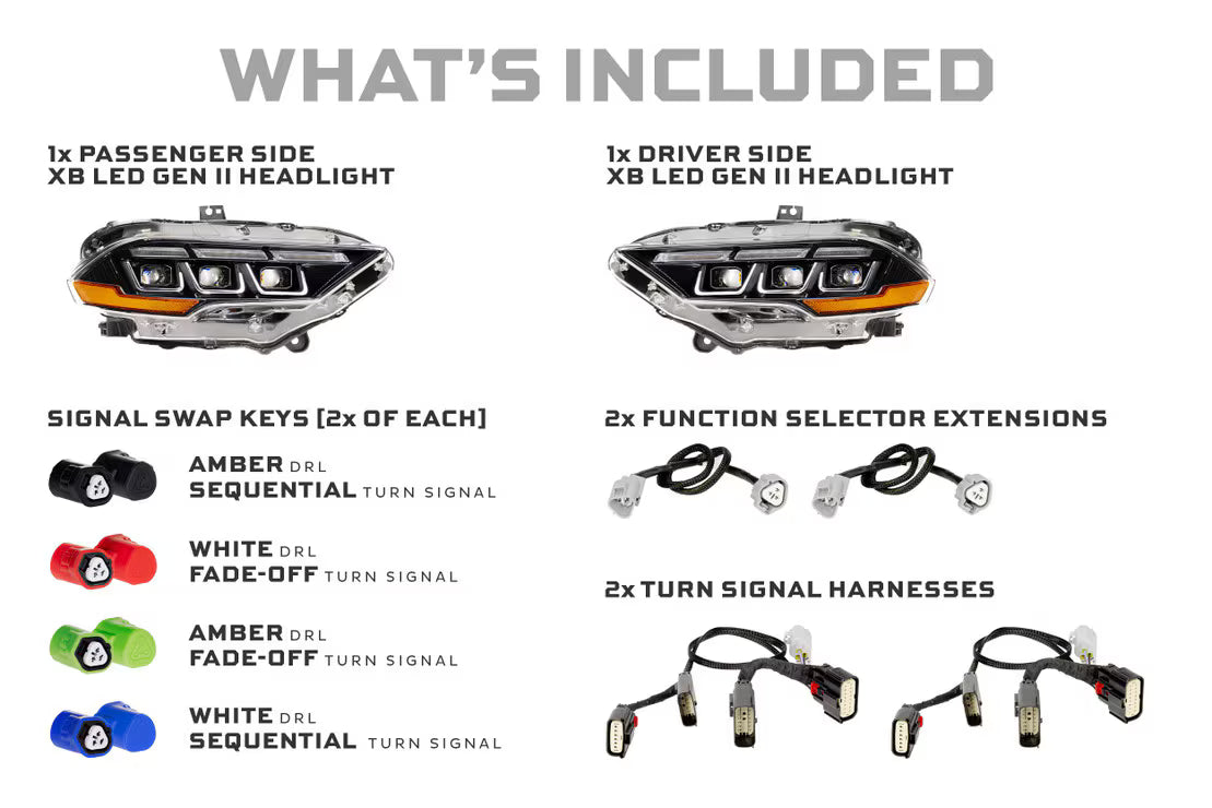 XB LED Headlights | Mustang