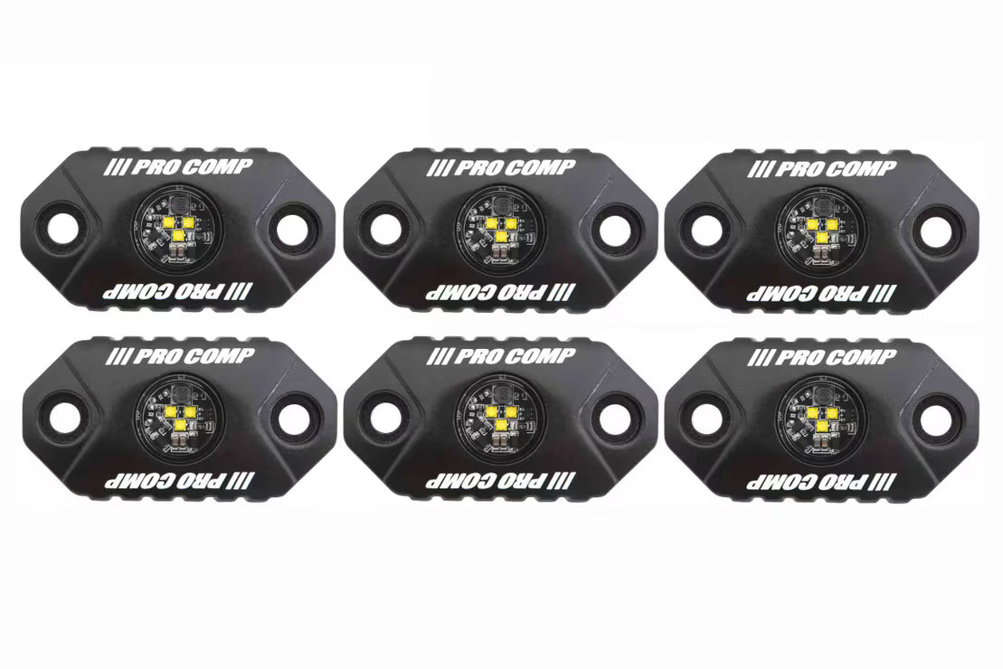 White Rock light Kit 6PC Procomp | Uni