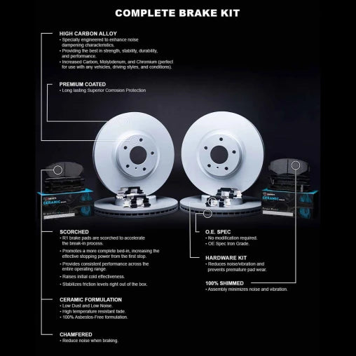 Geo-Carbon Brake Kit with Ceramic Pads | GMC Sierra