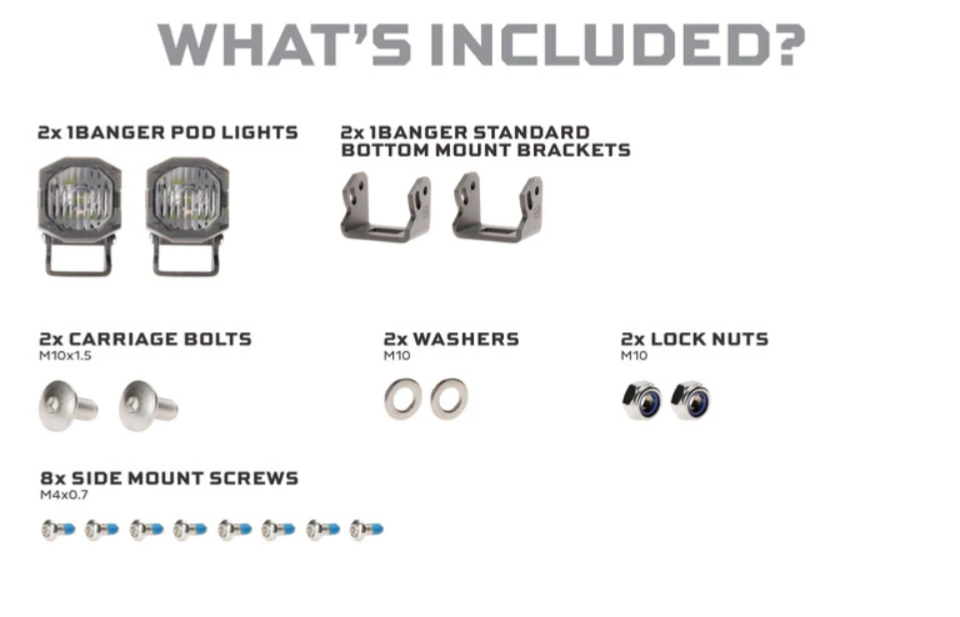 HXB 1 Banger LED Pods - LynXautoinnovate™️