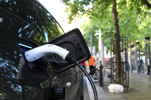 Electric car charging at station, automotive parts accessory, LynXautoinnovate USA