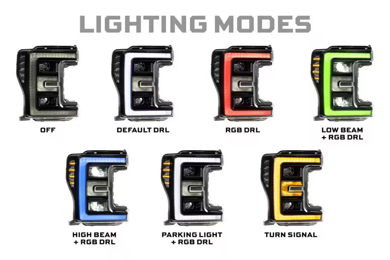 XRGB LED Headlights | Super Duty