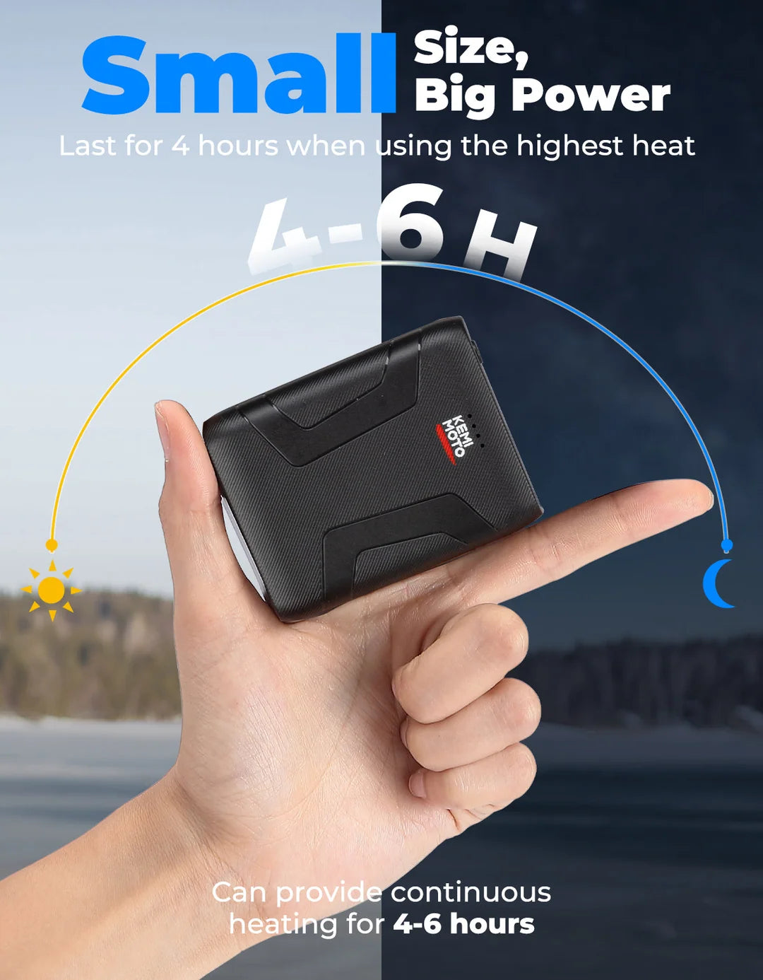 Heated Gloves with Magnetic Flap