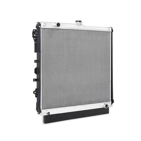 display back of radiator with a white background