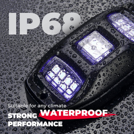 4-8 Pod RGB Light Kit and Whip Lights - LynXautoinnovate™️