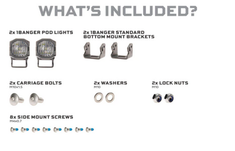 HXB 1 Banger LED Pods - LynXautoinnovate™️