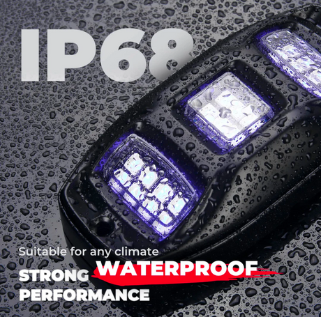 6 Pod RGB Rock Light Kit | Universal - LynXautoinnovate™️