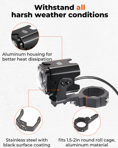 Whip-less Spot Beam Lights| Can-am - LynXautoinnovate™️